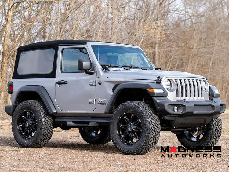 Jeep Wrangler JL Lift Kit - 3.5" - 2-Door - Control Arm Drop - Vertex Reservoir Shocks - w/ Driveshaft